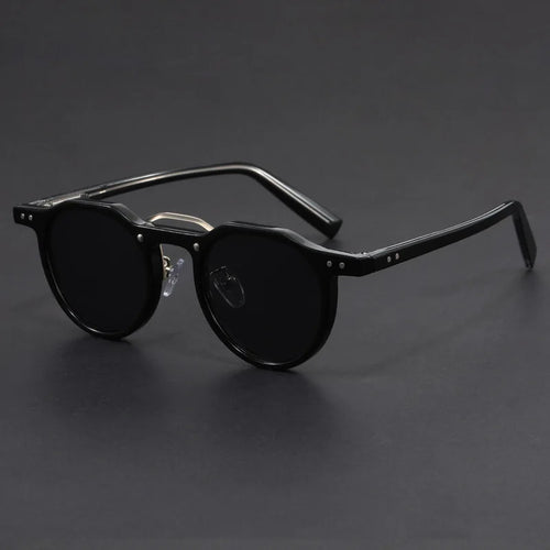 MCMACFIL Small round frame hip-hop punk style fashion personalized sunglasses women men High quality trending product popular shades